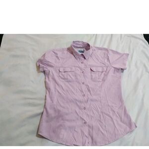 Magellan Outdoors Pink Button Down Shirt